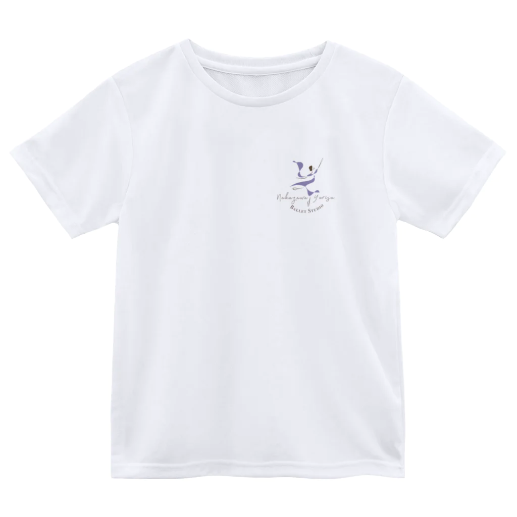 Nakazawa Yurisa Ballet Studioのカラーロゴ ドライTシャツ