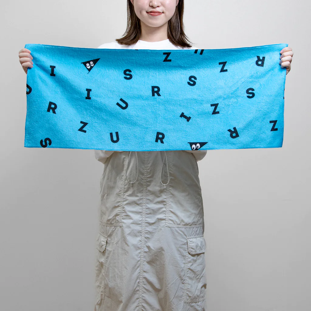 みずしままゆこのenjoy summerなうさちゃん Face Towel