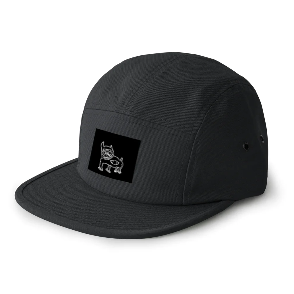 dog_dogのブラックキャップ 5 Panel Cap