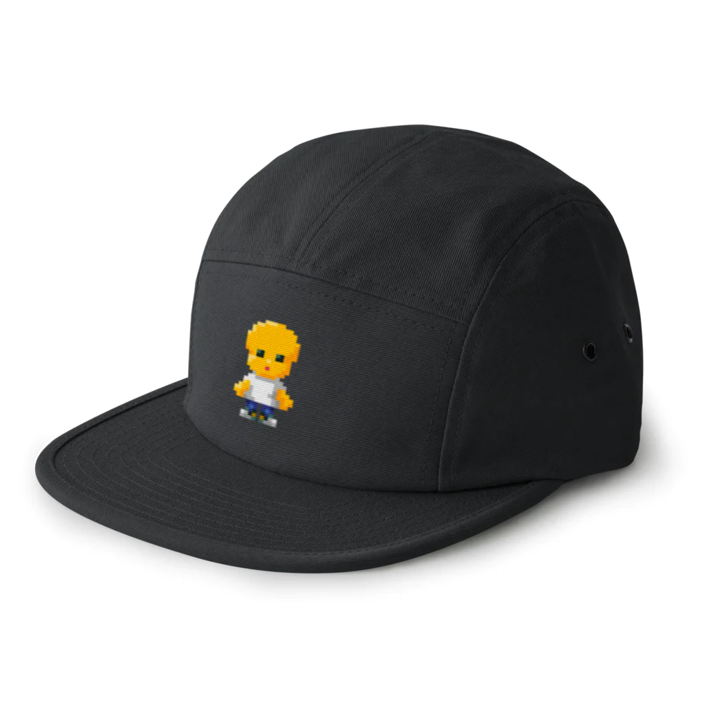 5億年ボタン【公式】SHOPのトニオ（ピクセルアート） 5 Panel Cap