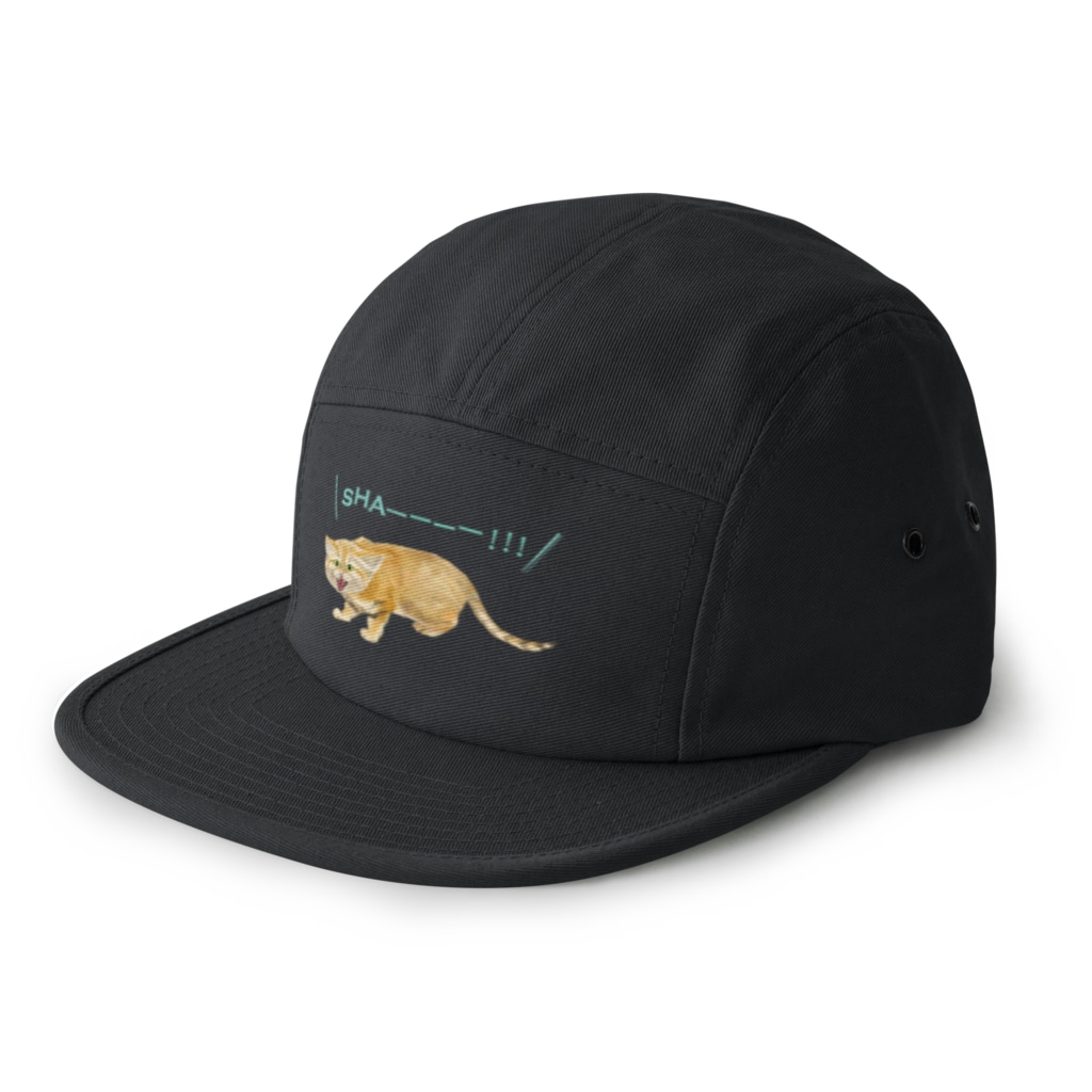 kitaooji shop SUZURI店のシャーするスナネコ 5 Panel Cap