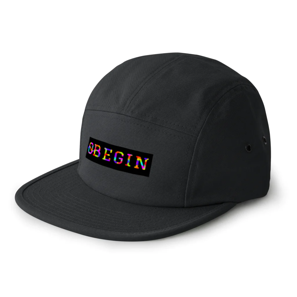 [0~Begin]の0~BEGINロゴデザイン 5 Panel Cap