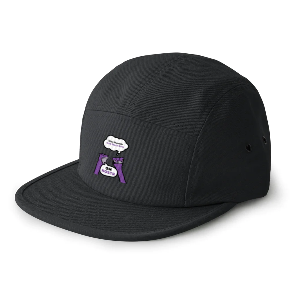 BitPopArtのGM Nostr 5 Panel Cap