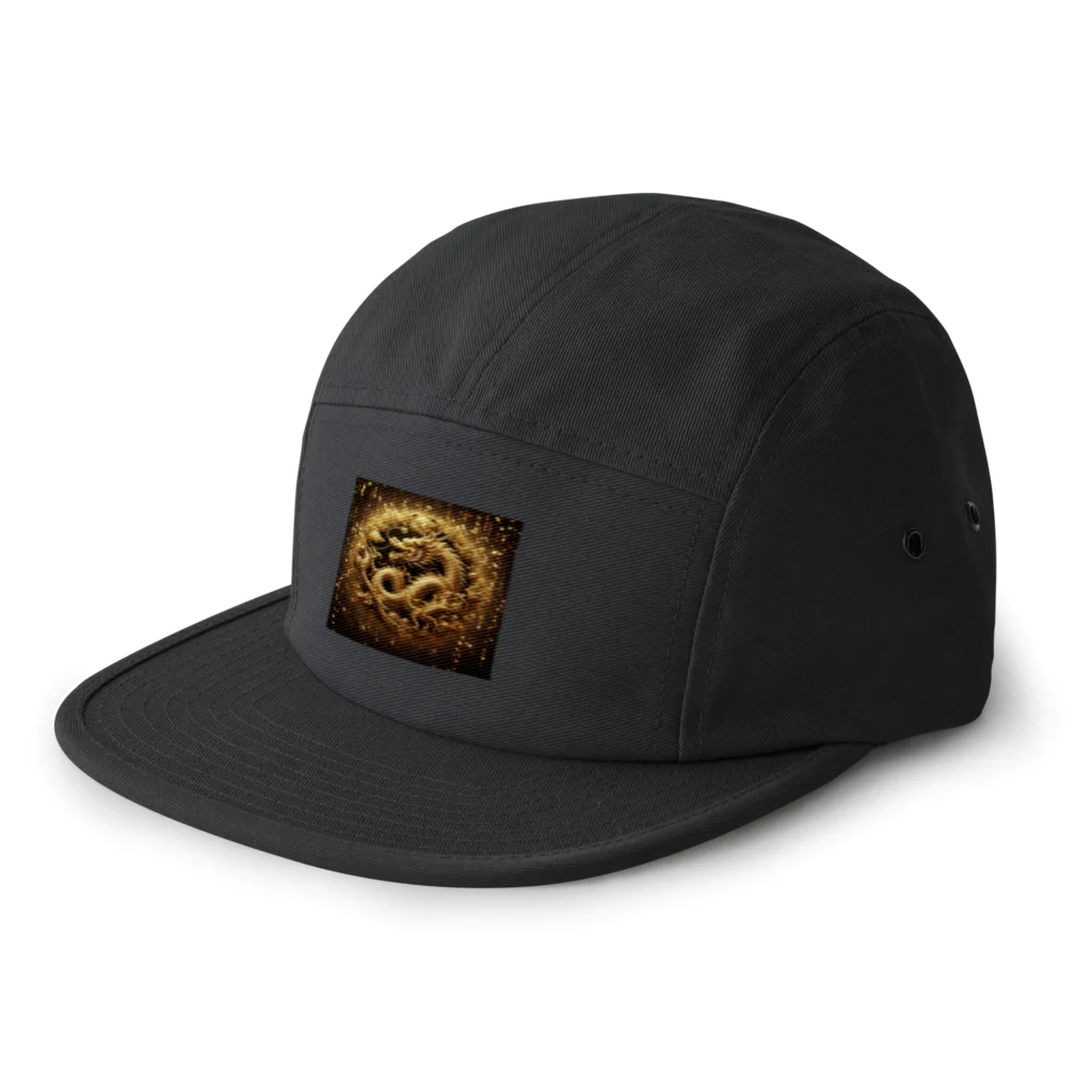 hitoshi777の金運上昇！　最強の富の象徴『黄龍』 5 Panel Cap