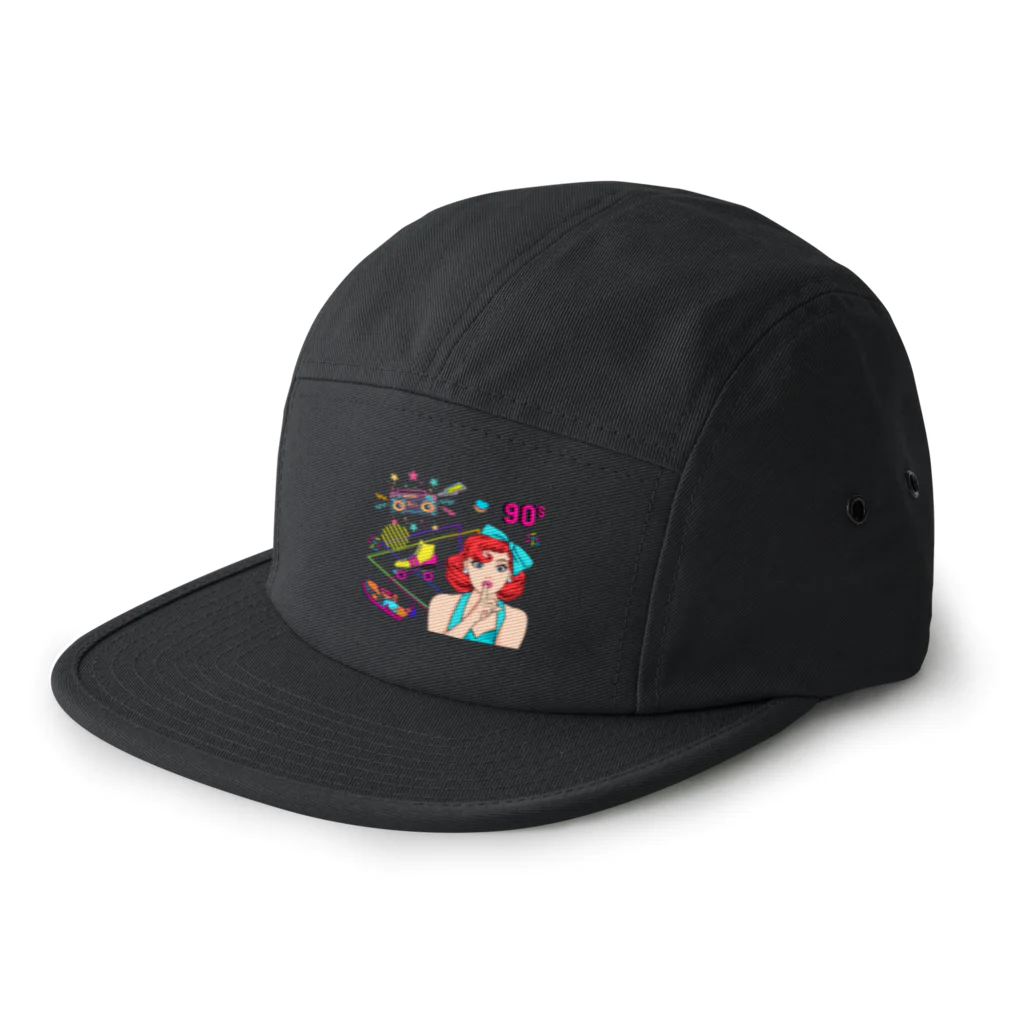 CHIBE86のRetro Vibes　レトロな雰囲気 5 Panel Cap