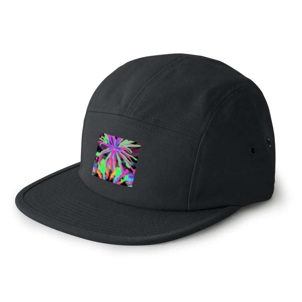 水草のおしゃれな花火 5 Panel Cap