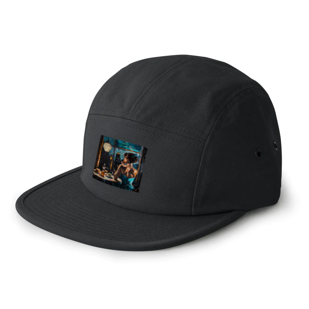 AQUAMETAVERSEの夕暮れ・寛ぎの時間　Tomoe bb 2712 5 Panel Cap