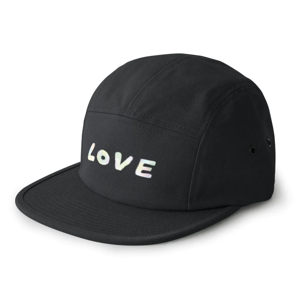 令和ベイビーのLOVE 5 Panel Cap