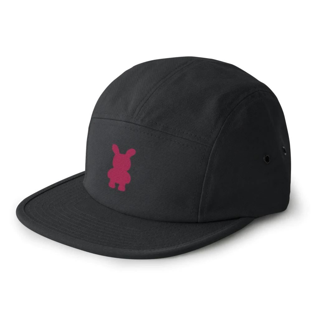 ピンクうさぎのたぶんセーフ 5 Panel Cap