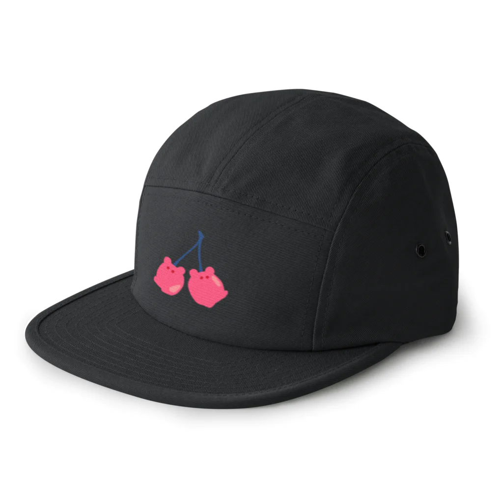 サメとメンダコ[namelessmm2]のメンダコさくらんぼ 5 Panel Cap