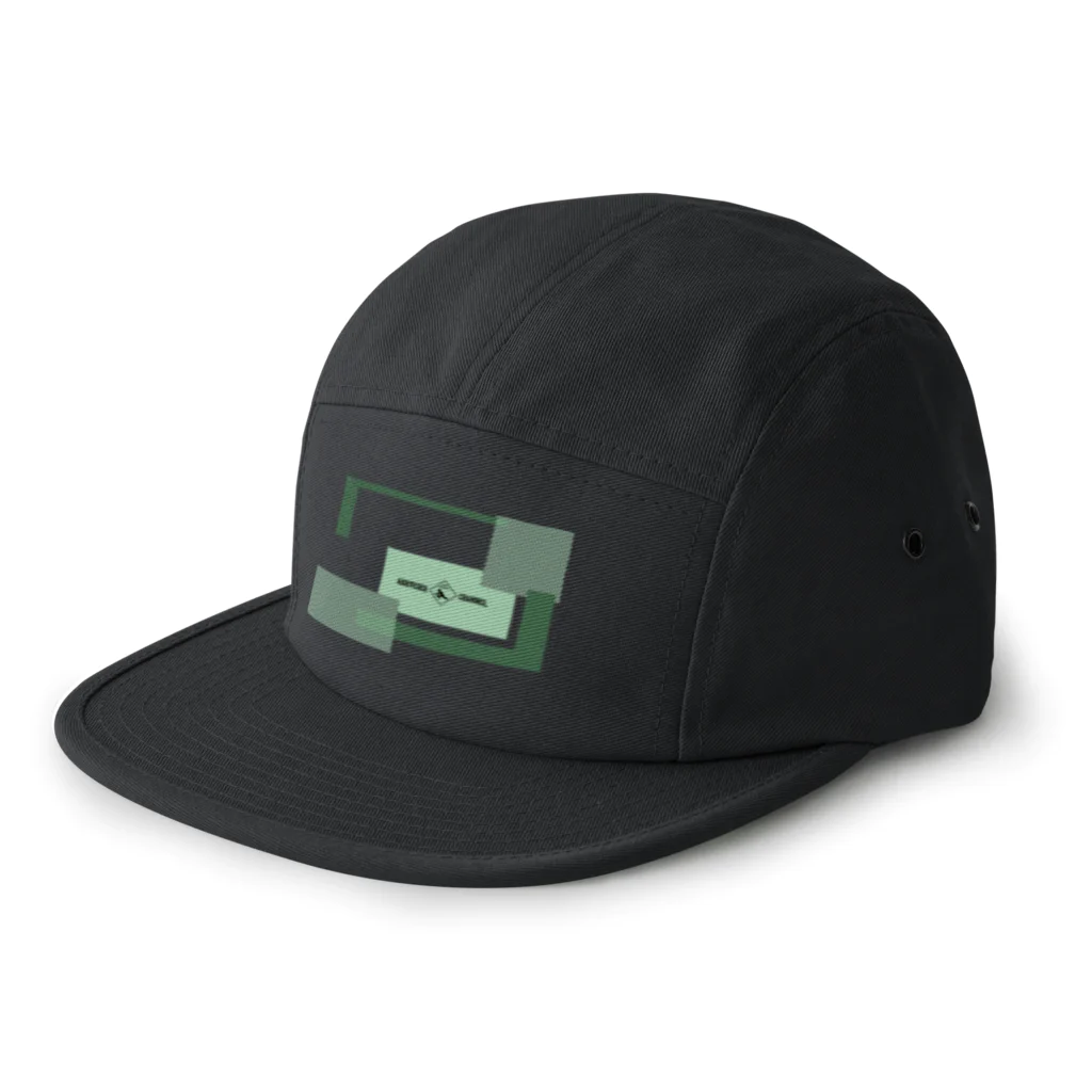 アリーヴェデルチャンネルSHOPのCYBER WINDOW GRN 5 Panel Cap