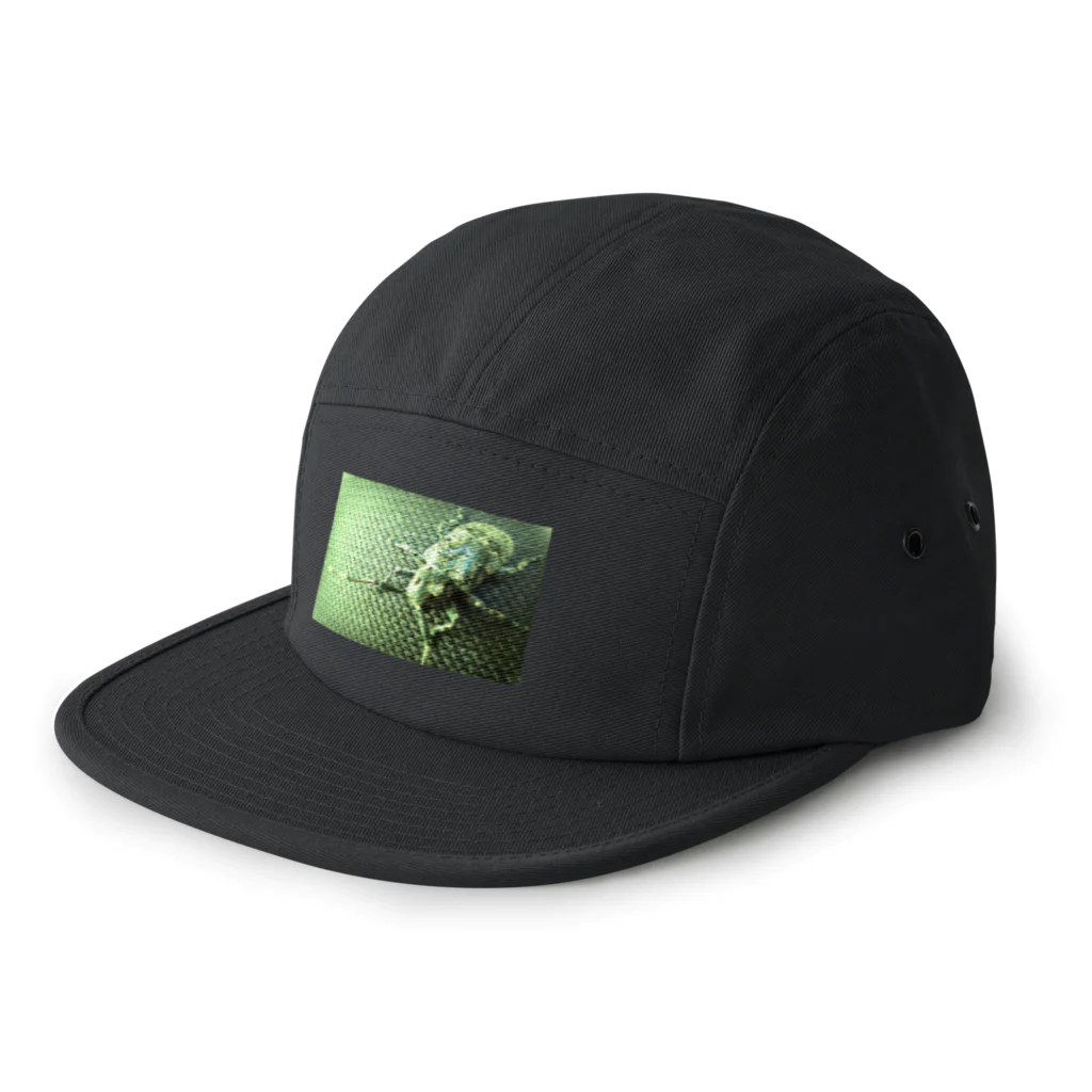 ふなり工房のあるカミキリの肖像 5 Panel Cap