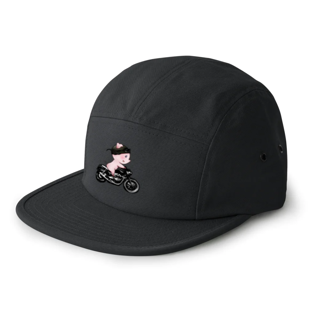 走る豚の走る豚 5 Panel Cap