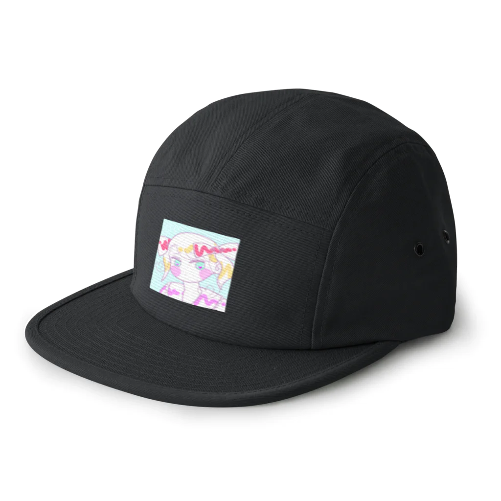 お白湯の脳内の量産型ちゃん 5 Panel Cap