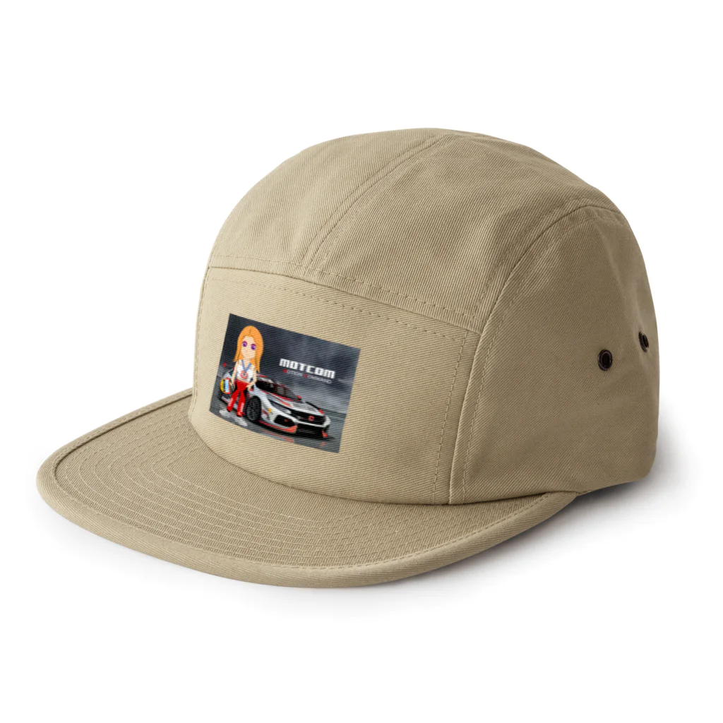 MOTCOM Winkel+の「レーサー女子」 MOTCOM Lindsay Racegirls 5 Panel Cap