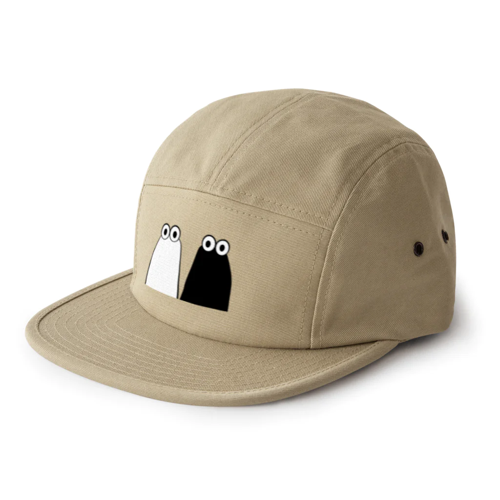 零貨店アカミミのロゴくん 5 Panel Cap