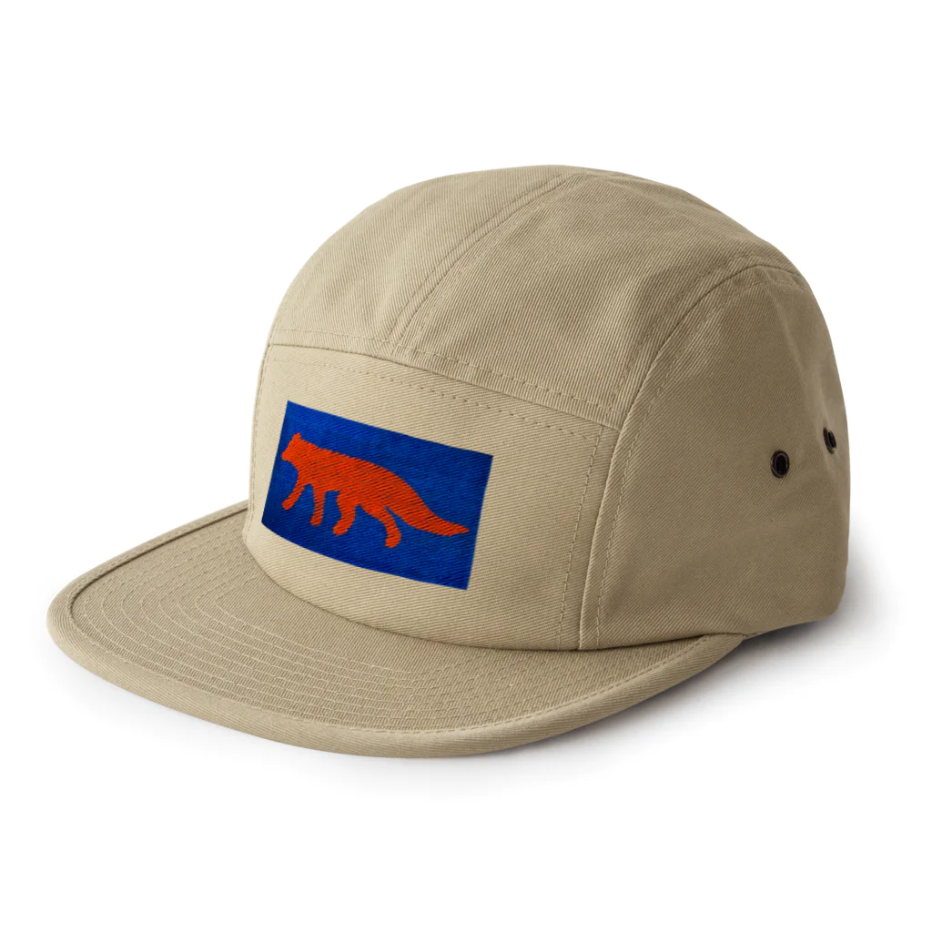 モケモケのモケモケFOX/Orange 5 Panel Cap