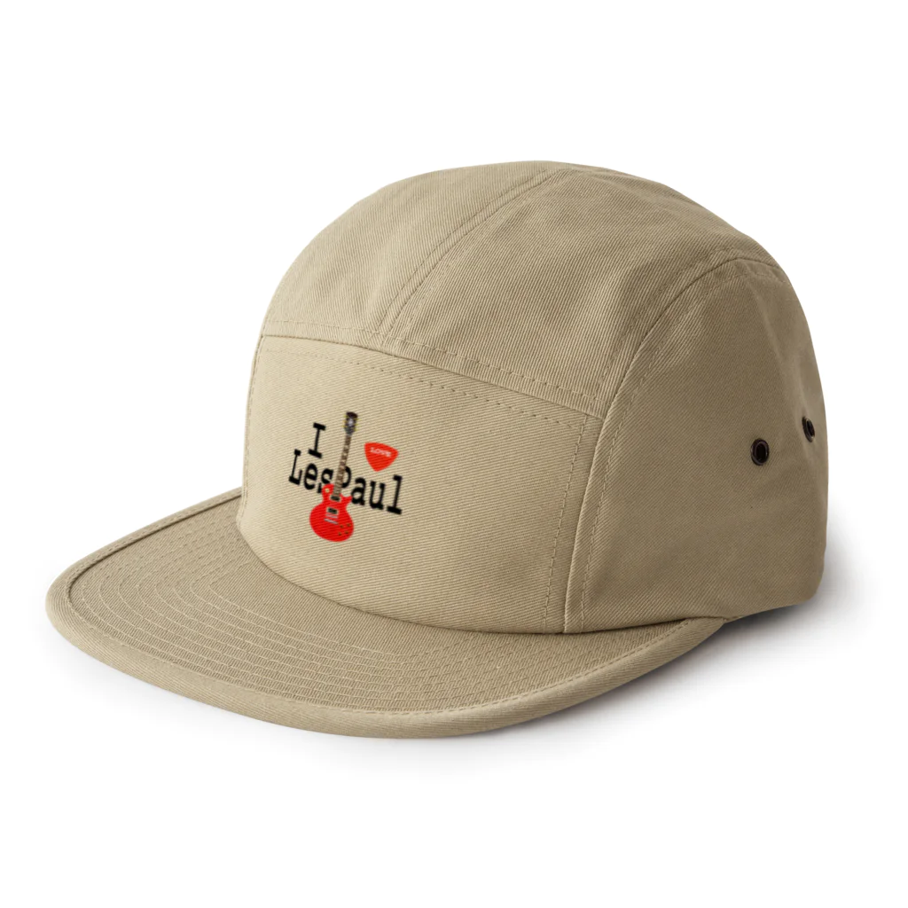 ＯＫダイレクト　powered by SUZURIのI LOVE LesPaul 5 Panel Cap