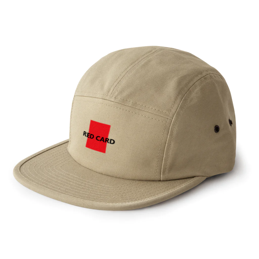 アメリカンベース のレッドカード　⚽　サッカー 5 Panel Cap