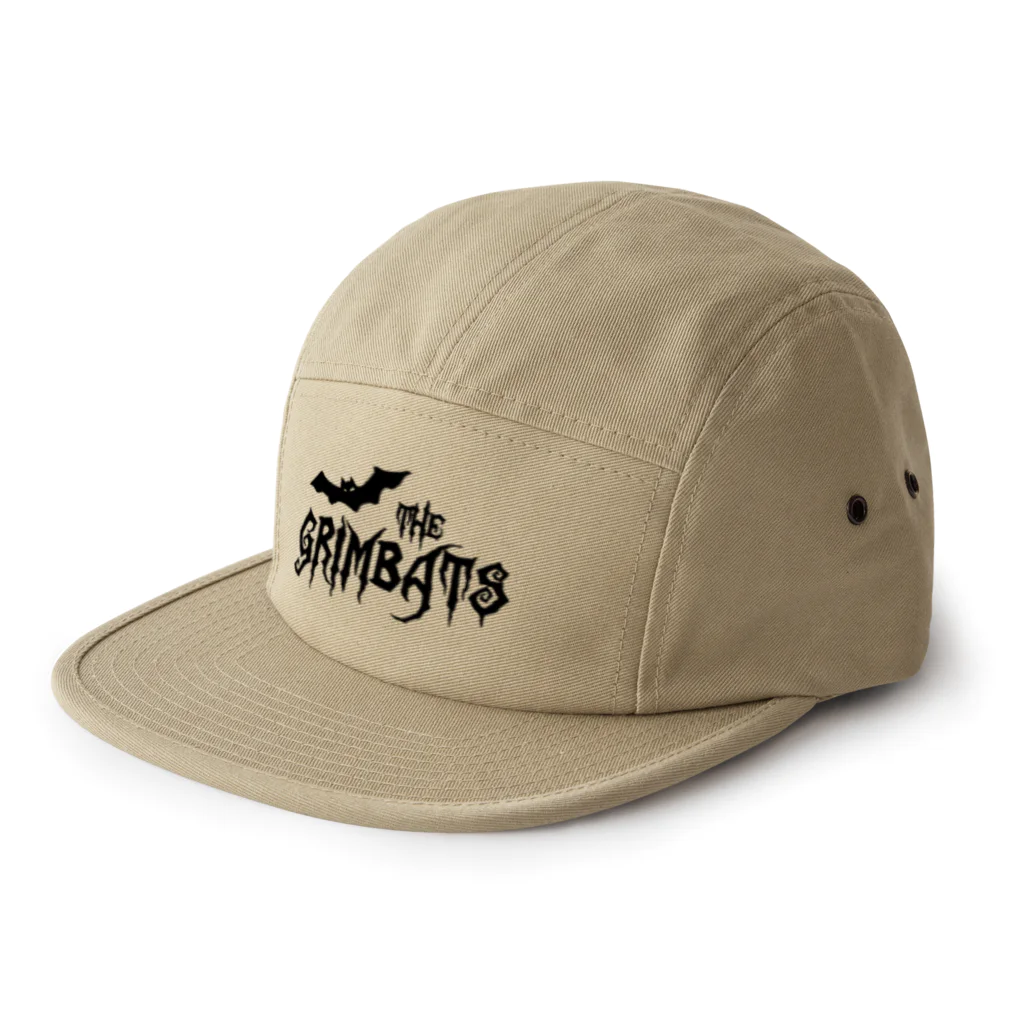 GRIMWORKSのGRIMBATS logo-1 Black 5 Panel Cap