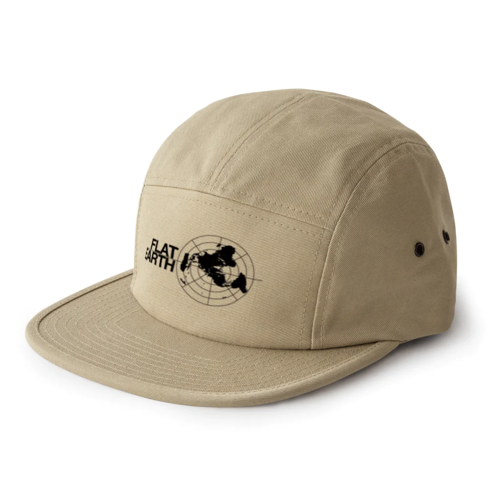 Mappila SHOPのフラットアースMAPグッズ01 5 Panel Cap