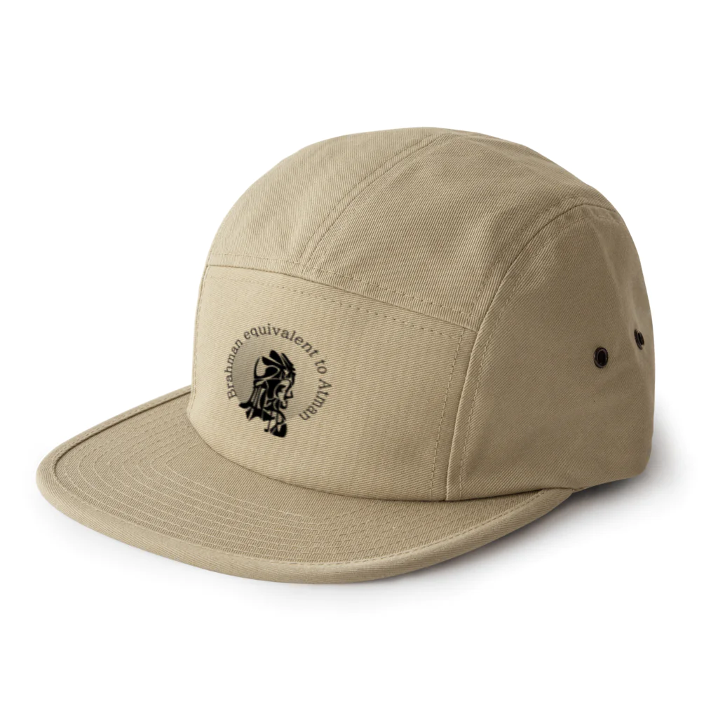 『NG （Niche・Gate）』ニッチゲート-- IN SUZURIの梵我一如h.t.（黒） 5 Panel Cap