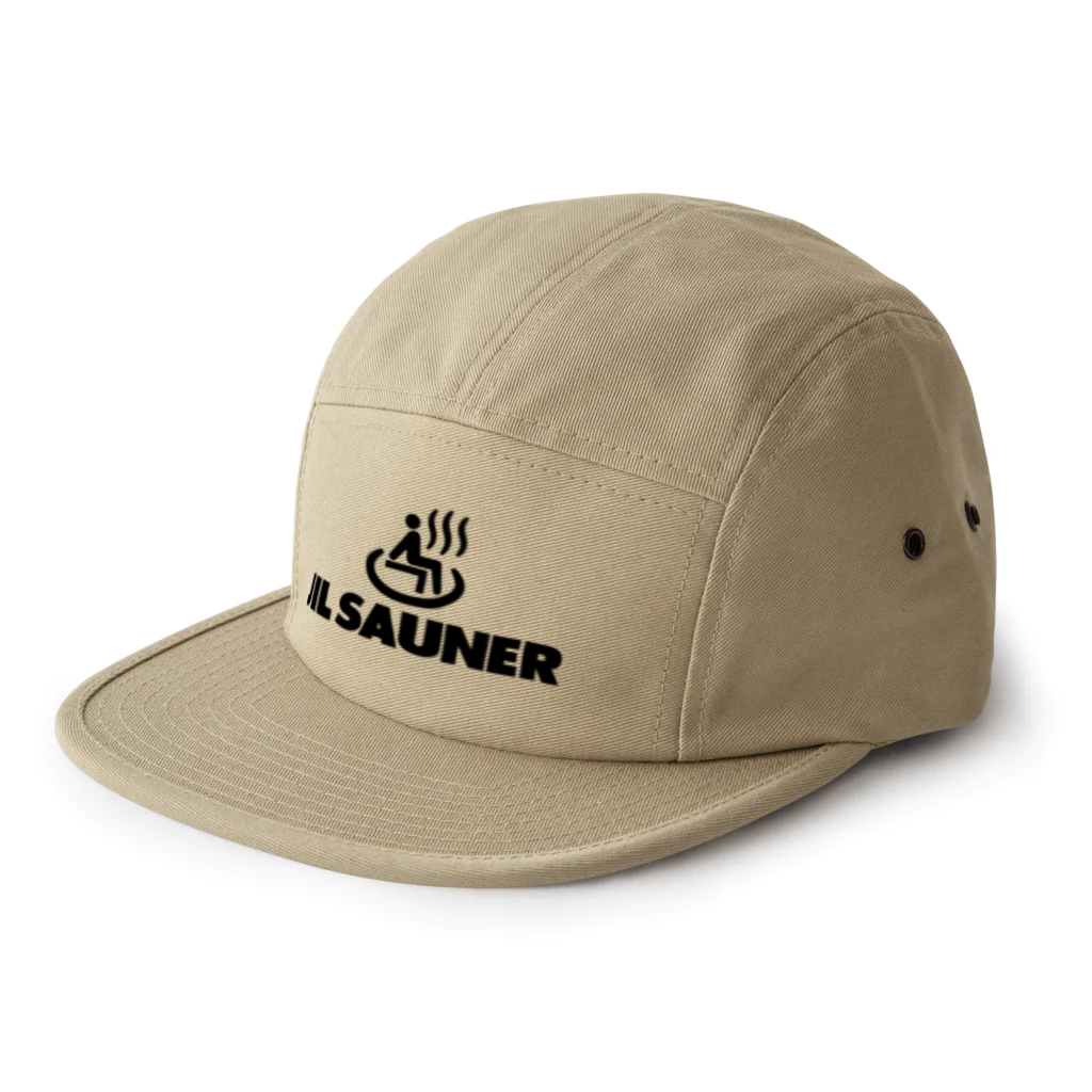 FUNNY JOKESのJIL SAUNER-ジルサウナー-サウナピクトグラムロゴ 5 Panel Cap