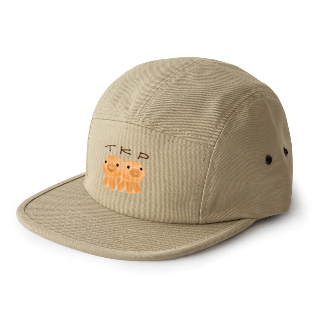 しましま製作所のたこぱん屋さん 5 Panel Cap