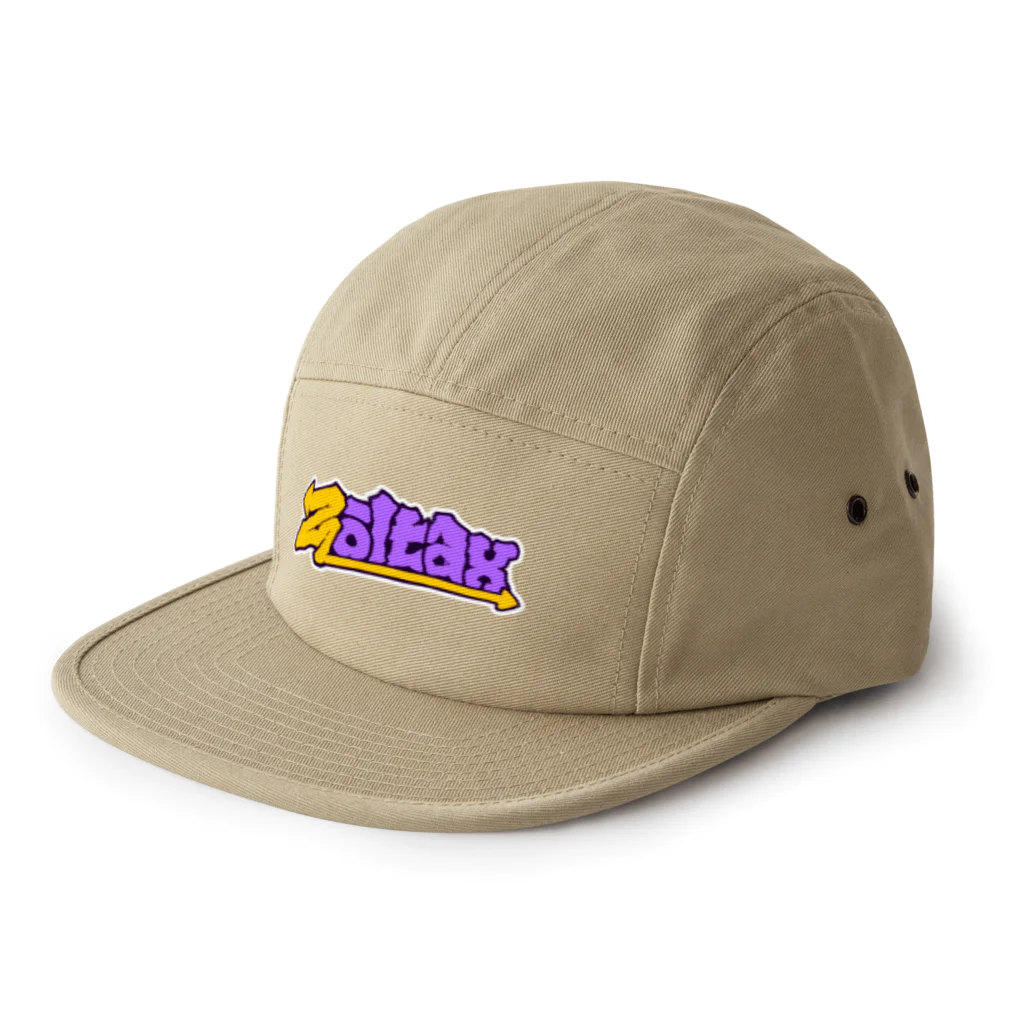 Zoltax.のZoltax. グラフィティ ロゴ 紅芋タルト 5 Panel Cap