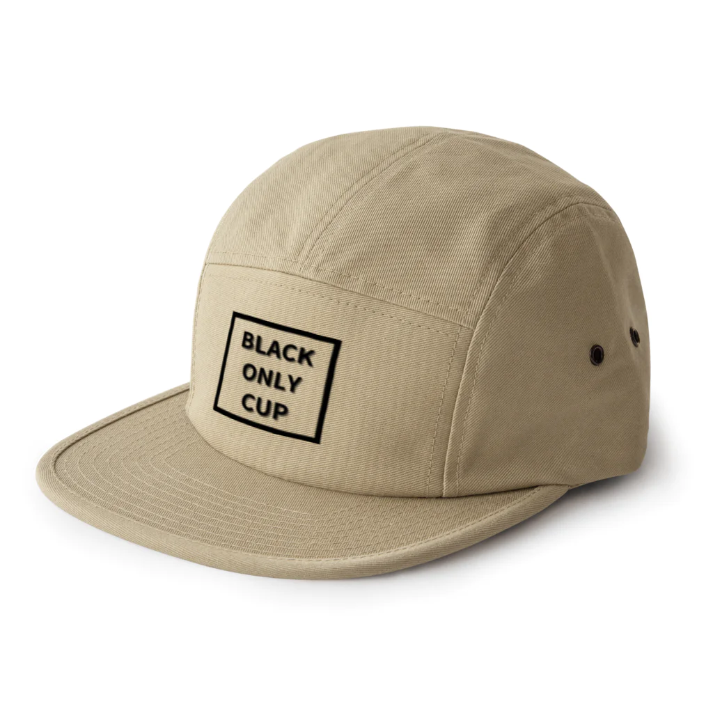 71-CoffeeのBLACK 5 Panel Cap