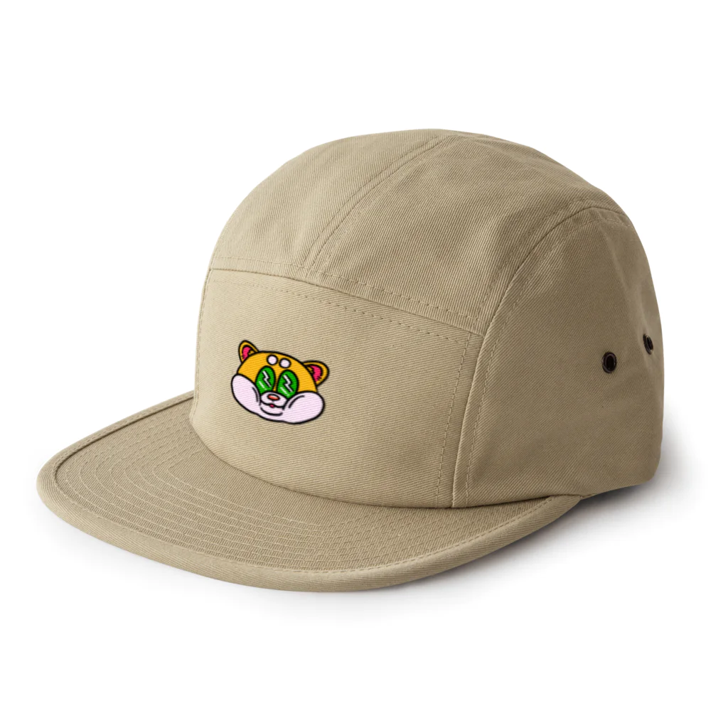 nakamaruの散歩イヤイヤなシバくんのキャップ 5 Panel Cap