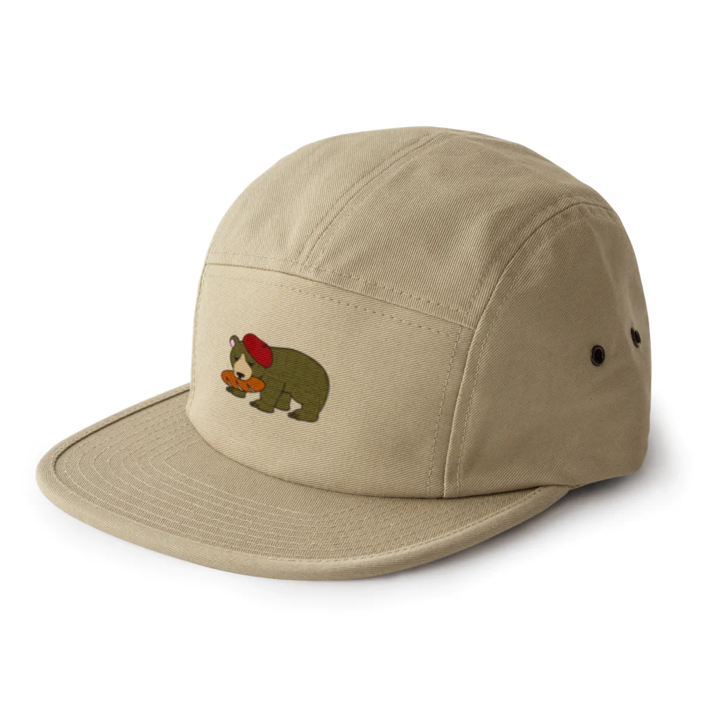 ソーメンズの木彫りのくまさん 5 Panel Cap