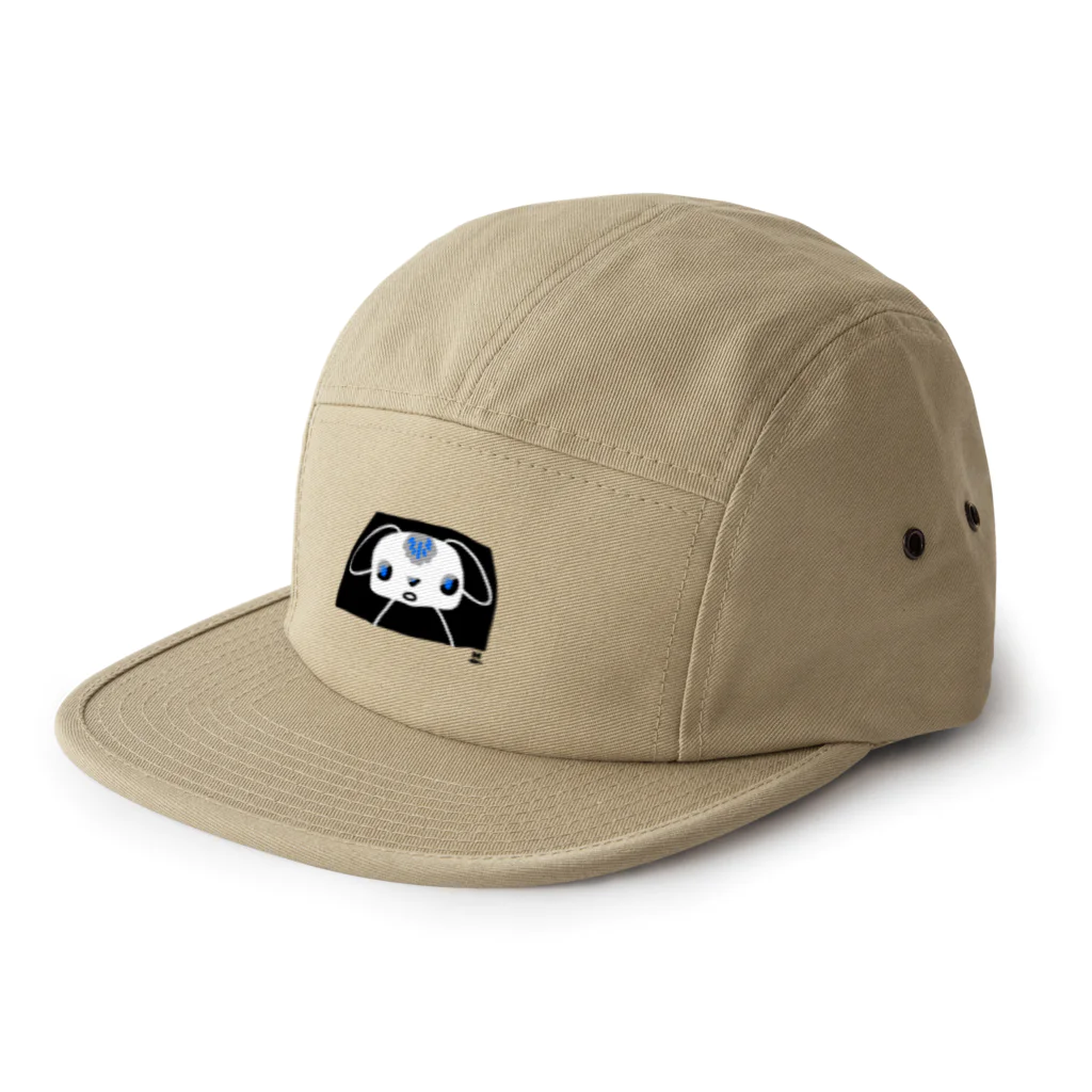 masakanaのおみせのあたまにかしわ餅dog 5 Panel Cap