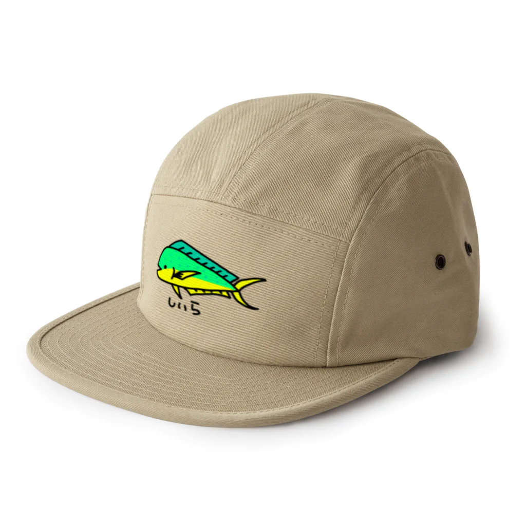 紫咲うにのこわくないしいら(カラー) 5 Panel Cap