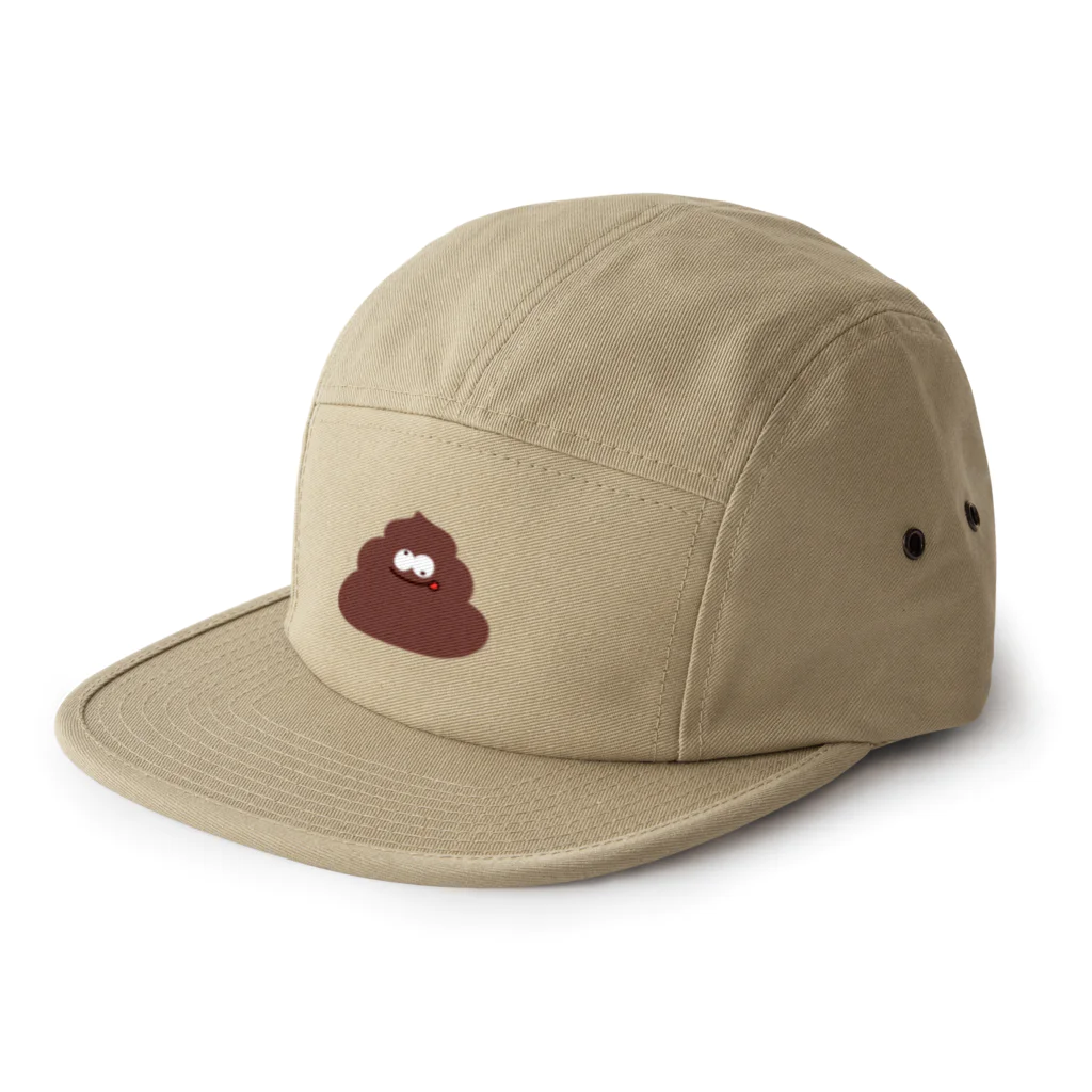 ぷこぷこぺんぺんのクレイジーうんち 5 Panel Cap