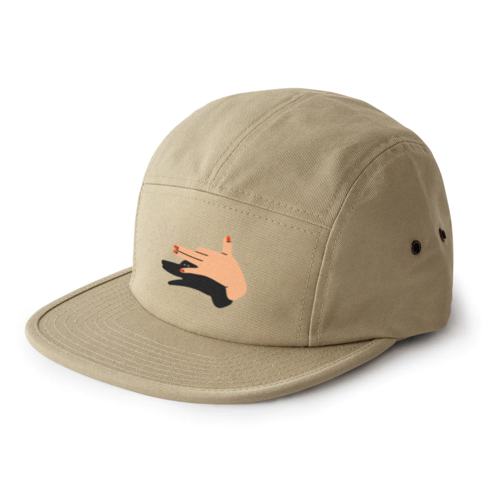 SANKAKU DESIGN STOREのキミと話がしたいよ。 左側 5 Panel Cap