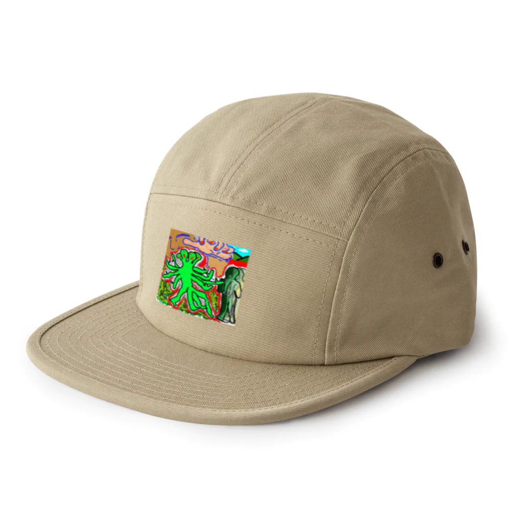 ぶっ飛びの店の四つ葉のクローバー 5 Panel Cap