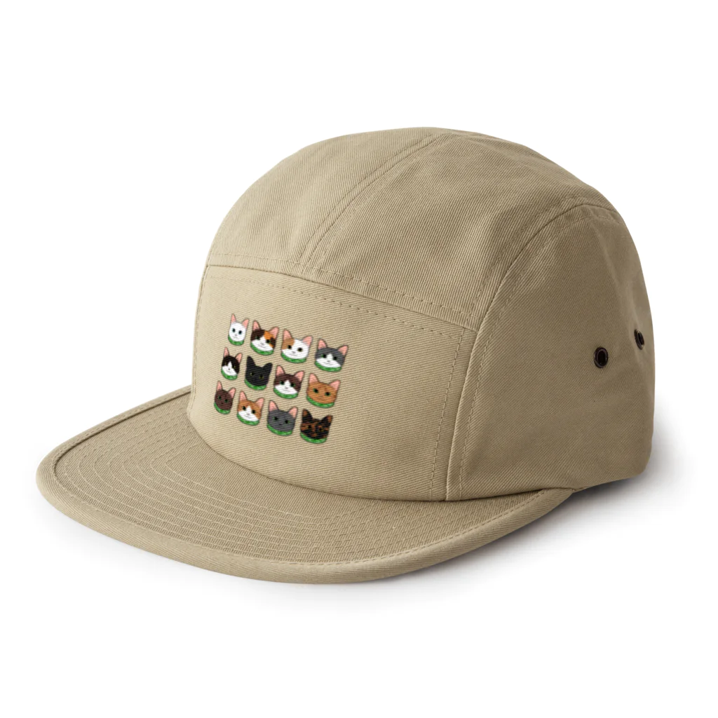 OSORAの日本の猫たち 5 Panel Cap