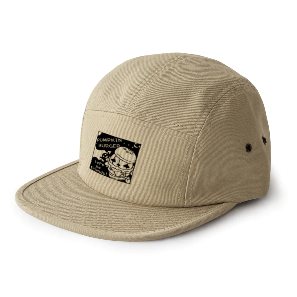 イラスト MONYAAT のGz かぼちゃバーガーＤ 5 Panel Cap