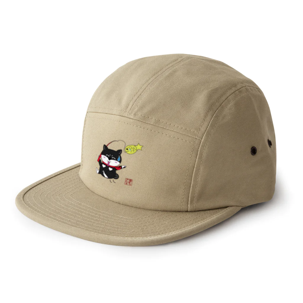 黒柴の梅吉でやんすの改・釣れてもぅたでやんす！ 5 Panel Cap