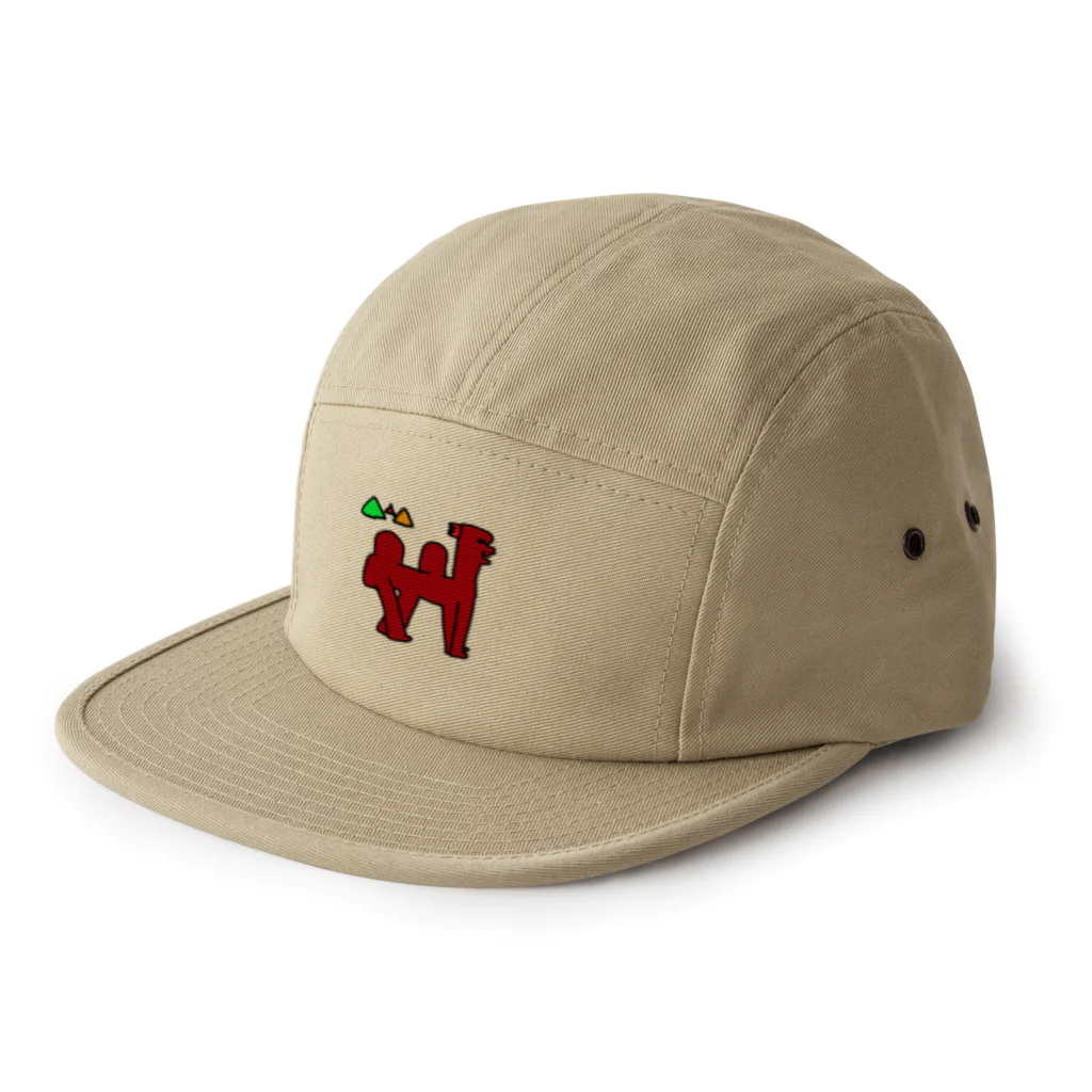 みほDESIGNのフタコブらくだくん。 5 Panel Cap