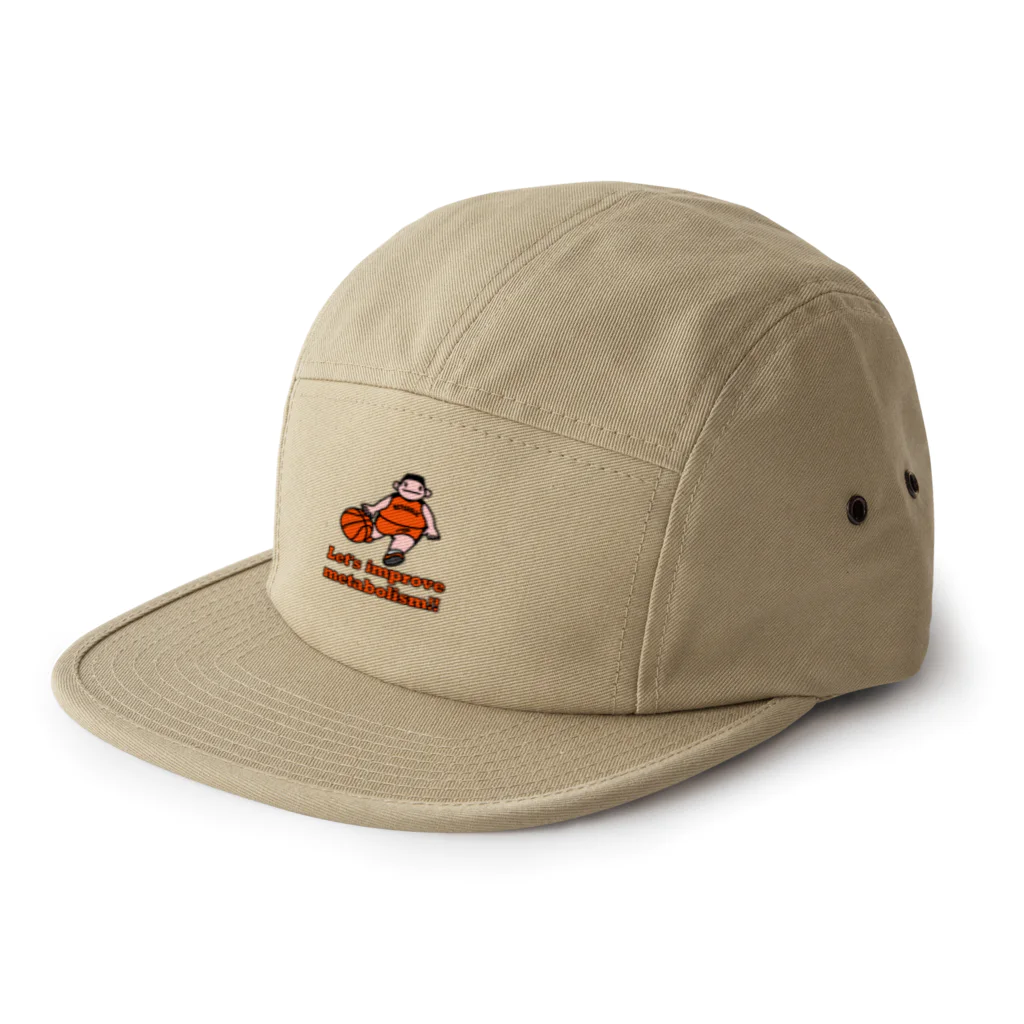 キッズモード某のメタボバスケマン 5 Panel Cap