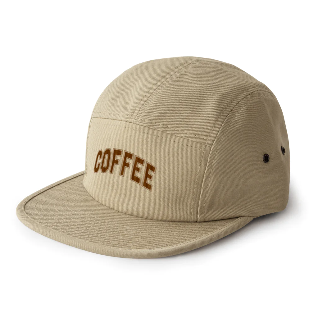 カレッジロゴ何か良いのコーヒーカレッジ 5 Panel Cap