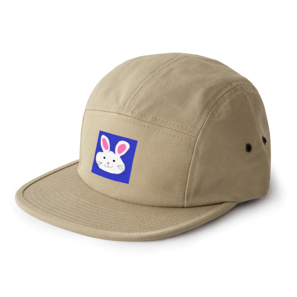 でおきしりぼ子の実験室のてがきうさぎ 5 Panel Cap