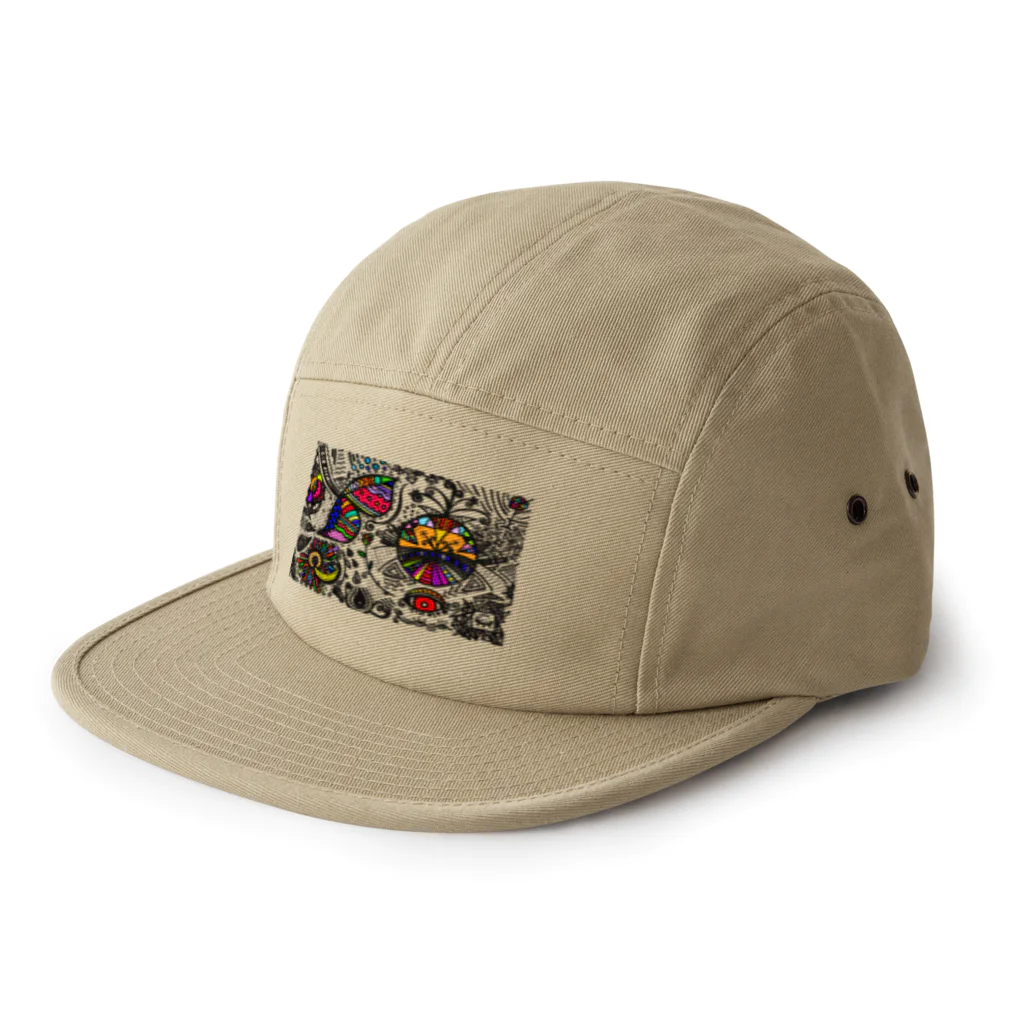 maru houseのnature  color version 5 Panel Cap