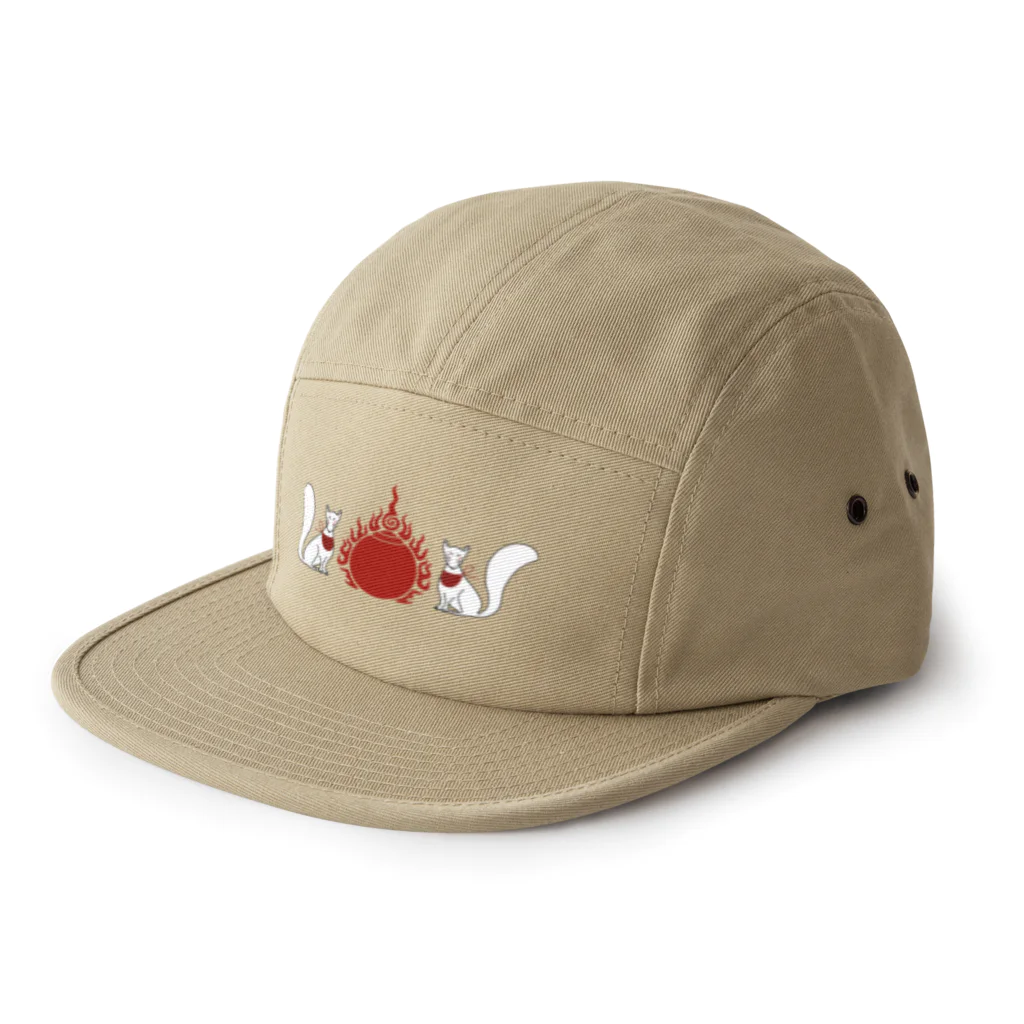 Amiの御札狐 5 Panel Cap