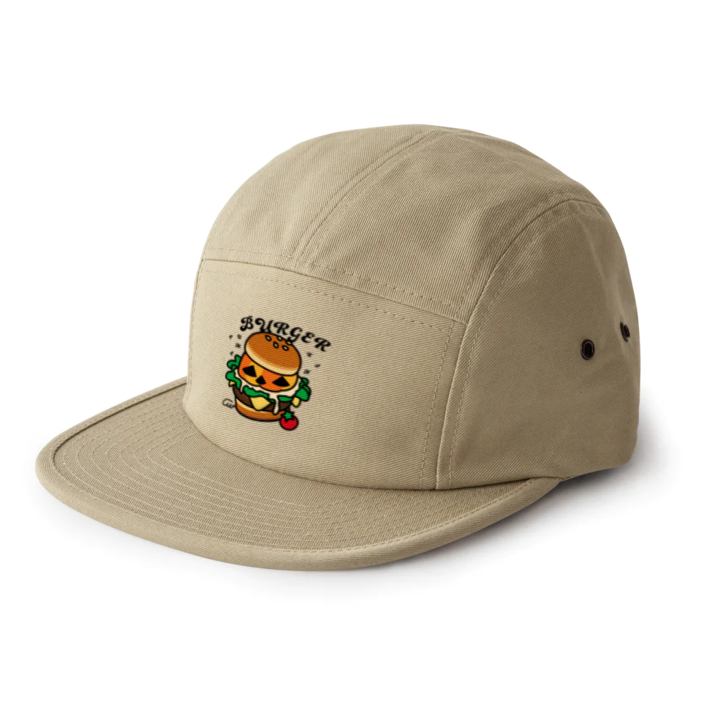 イラスト MONYAAT のバーガー 5 Panel Cap