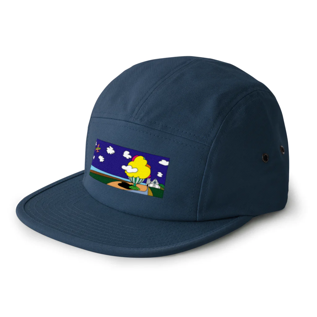 Blupiggの夢の翼 5 Panel Cap