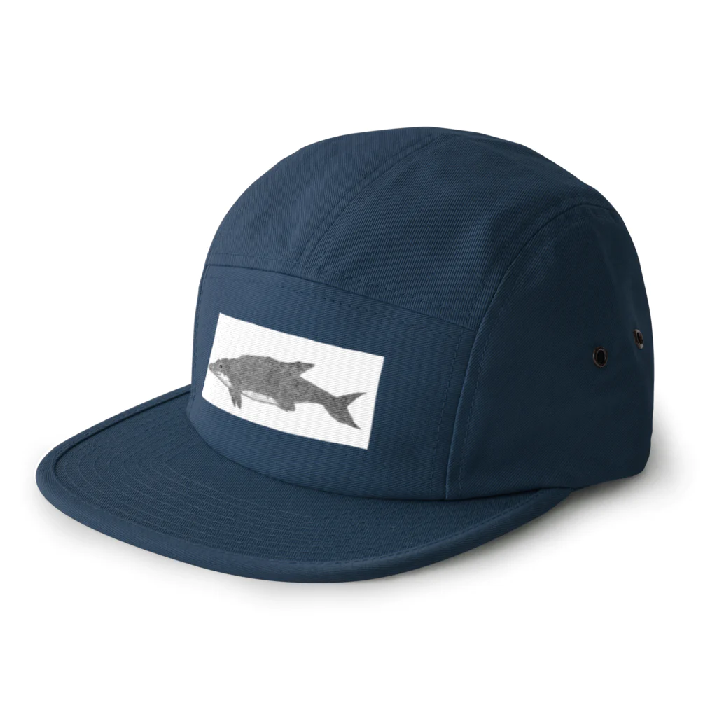 mocchanのガラクタのサメ 5 Panel Cap