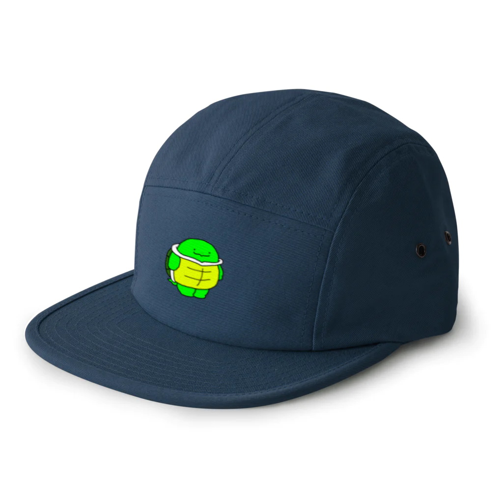 すっぽんのみどりのかめさん 5 Panel Cap